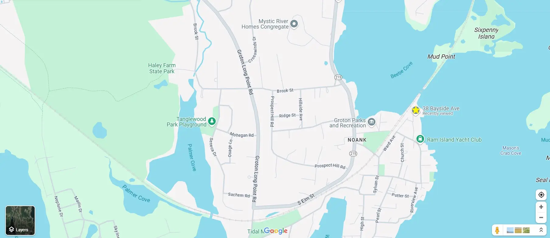 Noank Map image